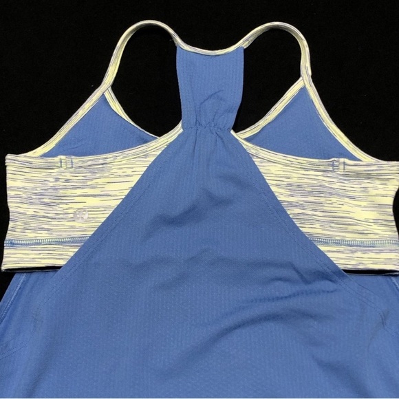 Lululemon No Limits Tank Top Bra Attached Blue Tank | Size 6 | NWOT - Picture 10 of 10
